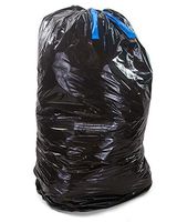 23 Gallon Black Drawstring Trash Bags - 1.2 Mil - 50/CS