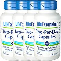 Life Extension Two-Per-Day Capsules 120 Capsule Pack of 4