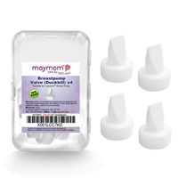 Maymom Pump Valve for Lansinoh Pumps; Duckbills to Replace Lansinoh Pump Valves; Retail Packaging Factory Sealed. 4pc/pk