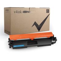 V4INK Compatible Toner Cartridge Replacement for HP 17A CF217A 217A with chip(Black, 1-Pack) for use in HP Laserjet Pro MFP M130fw M130nw M130fn M130a M102w M102a M130 M102 Printer