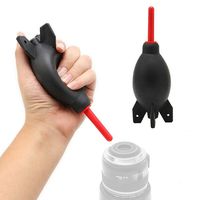 AkoMatial Portable Professional Rocket Shaped Silicone Air Blower Blaster Lens Duster Pump Cleaner for DSLR Camera Keyboard Cleaning