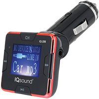 Supersonic IQ-206 RED Wireless FM Transmitter with 1.4" Display (Red) (IQ-206 RED)