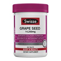Swisse Ultiboost Grape Seed Supplement | Promotes Skin Health & Collagen Production | Improves Circulation & Potent Antioxidant & Vitamin C | 300 Tablets