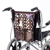 HNYG Wheelchair Backpack Pouch for Loose Itmes Provides Hands Free, Durable Wheelchair Bag, Frame Walker Pouch, Mobility Scooter Storage Tote Bag (3#)