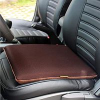 Square Car Seat Cushion Pad Memory Foam Seat Cushion, Pain Relief Memory Foam Cushion Comfort Seat Protector Perfect for Car Office Home Use