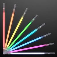 FlashingBlinkyLights Assorted Color Glow Stick Drinking Straws (Set of 25)