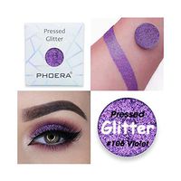 Eyeshadow Makeup Glitter,SuperUS PHOERA Customize Magnetic Pan Eyeshadow Collection Shimmer Glitter Eye Shadow Po