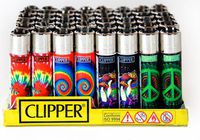 Clipper the Super Lighter Tie Dye Trip Whole Box of 48