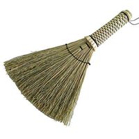 LCAIHUA Broom Brush Indoor Sweeping Sweeper Bed Car Plant Sorghum Small Broom (Color : Green, Size : 28X20CM)