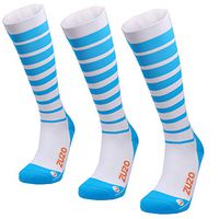2U2O Compression Socks（3 Pairs）for Men or Women (20-30mmHg)-Best Stocking fit for Athletic, Running, Hiking, Diabetic, shin splints, Travel and Pregnancy -Promote Stamina Circulation & Recovery