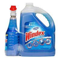 Windex Original Glass & More Cleaner Trigger Spray 946mL/1 Qt + Refill 1 Gallon by Windex