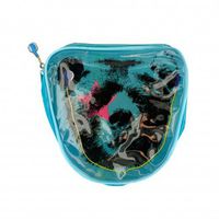 bulk buys hot top blue cosmetic bag