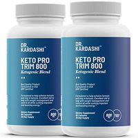 Pure Keto Pro Trim 800 Advanced BHB Ketogenic Supplement Exogenous Ketones Ketosis for Men Women 120 Capsules 2 Bottles