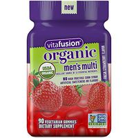 Vitafusion Organic Men’s Gummy Multivitamin, 90 Count - Non-GMO, Gluten-Free, No Gelatin, No HFCS