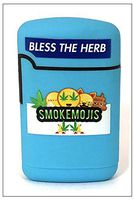 Smokemoji Jet Flame Torch Lighter Adjustable Flame Windproof Butane Refillable (Sky Blue)