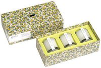 Lucia Mini Votive Trio Set, Olive Blossom, 0.95 Ounce
