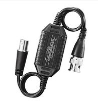 1PCS CCTV BNC Male to Female Coaxial Video Ground Loop Isolator Balun for Camera (Black) AOLANS