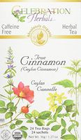 CELEBRATION HERBALS True Cinnamon Organic Tea 24 Bag, 0.02 Pound