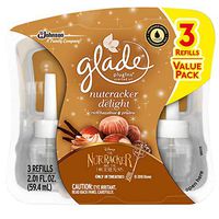 Glade Plugins Scented Oil Air Freshener Refill, Nutcracker Delight, 3 Refills, 2.01 Fluid Oz
