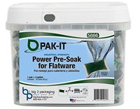 Pak-It Pre-Soak for Flatware Tub
