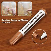 Ouniman Furniture Repair Markers Furniture Repair Kit Wood Markers Furniture Touch Up Marker for Stains, Scratches, Wood Floors, Tables, Desks Touch Ups - Maple