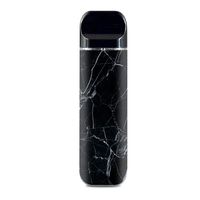 IT'S A SKIN Decal Vinyl Wrap for Smok Novo Pod System Vape Sticker Sleeve Cover/Black Marble Granite White