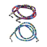 GTRR 2pcs Soft Eyeglass Cotton Rope Reading Glasses Strap Holder Chain fit for Your Glasses and Eyewear. (2pcs)