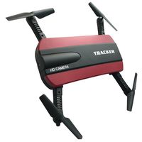 HAOXIN Foldable Pocket Selfie Drone Altitude Hold WiFi FPV Phone Control RC Quadcopter Drones with Camera Red