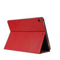9.7 Inch New iPad 2018 Case,Sammid Pu Leather Protective Cover With Card Slots Folio Stand Business Cover With Pen Holder Easy Viewing Hand Strap Case For iPad Air/Air 2/Pro 9.7/2017/2018 New iPad-Red