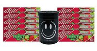 Herb Airtight Container Fresh Kettle with Juicy Jay's Strawberry Kiwi 1.25 Flavored Hemp Rolling Papers 10 Count DC Crafts Nation- Happy Face