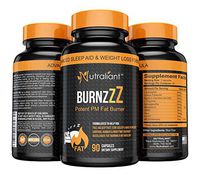 BURNZZZ PM Fat Burner- Powerful Nighttime Sleep Aid Supplement + Weight Loss + Appetite Suppressant - L-Tryptophan, 5-HTP, B6, Magnesium, ALCAR, L-Theanine + Diet Pills for Men & Women - 90 Capsules