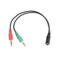  Euone  Valentine Clearance Sale , 3.5mm Y Splitter 2 Jack Male to 1 Female Headphone Mic Audio Adapter Cable