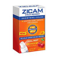 Zicam Cold Remedy Oral Mist, Cherry Flavor, 1 Ounce Soothes Sore Throats and Coughs