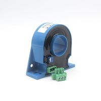 JXK-17 Hall Effect Current Sensor Open Loop Current Transmitter Measuring DC AC and Pulse Current,Input 0-100A,Output 4~20mA,24V Power Supply