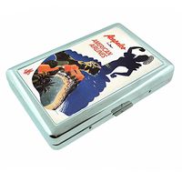 Metal Silver Cigarette Case Vintage Poster D-067 Acapulco American Flights