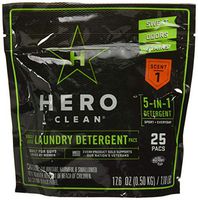 Hero Clean Laundry Detergent Pacs, 25-Count