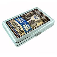 Perfection In Style Metal Silver Cigarette Case Vintage Boxing Design 015