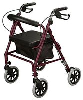 ZCHMT25BGEA - Rollator, Soft Seat, Burgundy