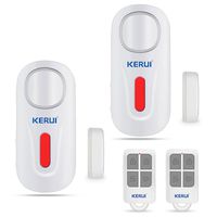 KERUI Door Window Alarm,D2 Remote Security Sensor System,Wireless DIY Magnetic Window Entry Contact Doorbell Easy Installation For Home Shop Company