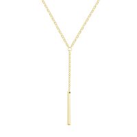 choice of all Long Lariat Y Pendant Necklace for Women Bar Pendant Necklace Jewelry (A:gold circle bar)