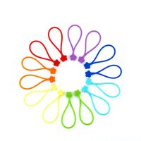 Fironst Strong Magnetic Twist Ties for Bundling and Organizing, Multi-Color Magnet Cord Winder for Cable Management, Hanging & Holding Stuff Silicone Cord Keeper（14PCS)