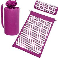 Acupressure mat Body Head Acupressure Mat Massage Pillow Relief Stress Massager With Bag Acupressure Carpet Spike Yoga Mat Massager Cushion new (color : A)