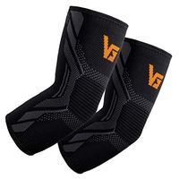 Elbow Brace Elbow Compression Support (1 Pair) - Vinsguir Tennis Elbow Brace for Tendonitis, Elbow Treatment, Volleyball, Golfers, Arthritis, Weightlifting (Black, Medium)