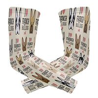 ZZKKO French Bulldog Cooling Arm Sleeves Cover Uv Sun Protection for Men Women Running Golf Cycling Arm Warmer Sleeves 1 Pair