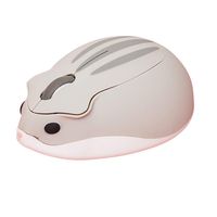 Gallity Gallity Ultra-quiet Wireless Mouse, Portable Mini 2.4G Wireless Mice, 1200 DPI,Cute Hamster Mobile Wireless Mouse for Notebook, PC, Laptop, Computer, MacBook (gray)