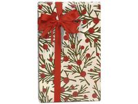 Woodland Plaid Tree Branches Christmas Gift Wrap Roll, 24" x 20 FT