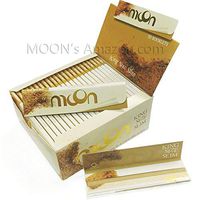Moon 108×45mm King Size Slim Cigarette Rolling Papers 50 Booklets KSS Unbleached Paper