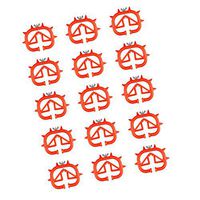 Fityle 15pcs Calving Weaning Feeding Calf Weaner Nose Plastic Ring for Bovine Cow Cattle