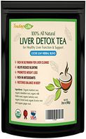 Organic Dandelion Root Tea with Milk Thistle, Burdock Root, Licorice Root, Barberry Root, Fennel Seeds & Ginger Root for Liver Detox Cleanse and Liver Rescue - 85 GMS | Made in USA