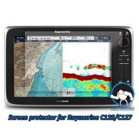 Tuff Protect Clear Screen Protectors for Raymarine C127 Fish Finder Screen